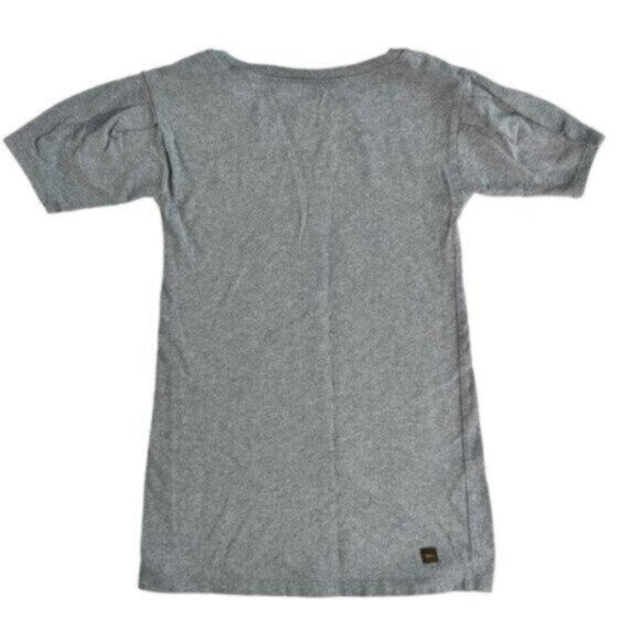 Tea Collection | Gray Short Sleeve Shirt Shift Dress Size 5T - Picture 4 of 6